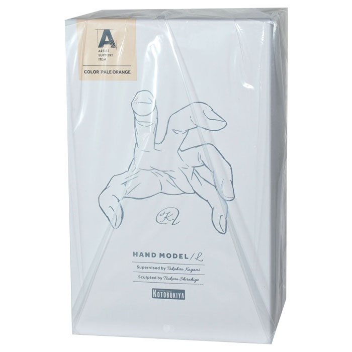 [ARTIST SUPPORT ITEM] 1:1 핸드 모델 L (왼손/페일 오렌지)