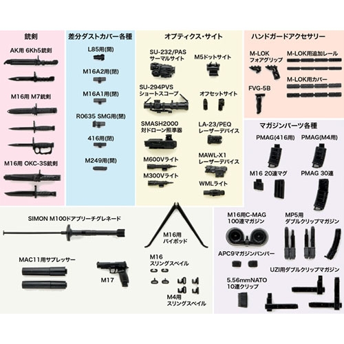 [리틀 아머리] LD048 GUN\\\'S ACCESSORIES B