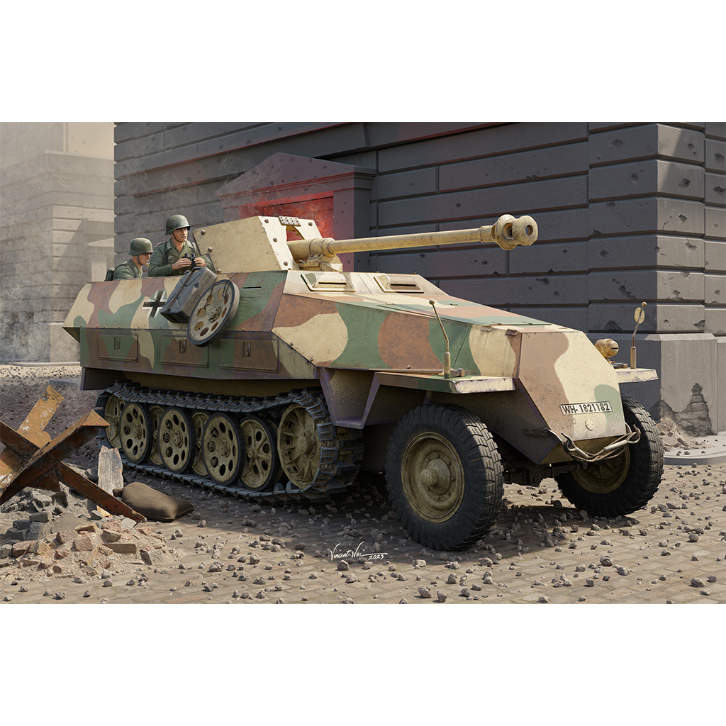 1/16 독일군 Sd.Kfz 251/22D 반궤도 자주대전차포 - 1/16 Sd.Kfz 251/22D