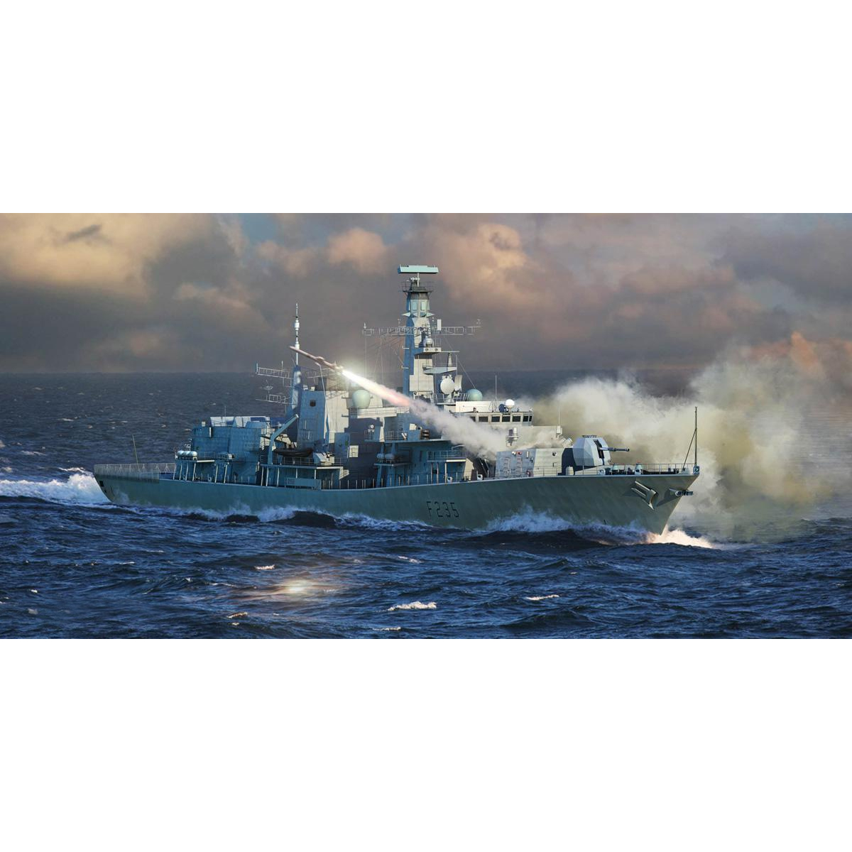 1/700 영국 해군 23형 호위함 몬머스함 - 1/700 HMS TYPE 23 Frigate – Monmouth(F235)