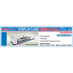 359x89x89mm WxL Display Case w/Mirror Base