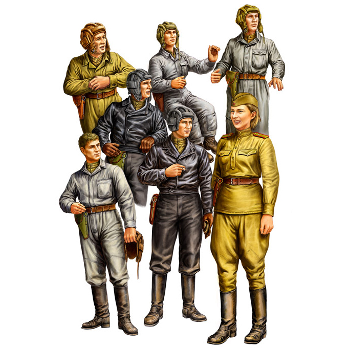 1/35 소련군 전차 승무원 - 1/35 Russian Tank Crew