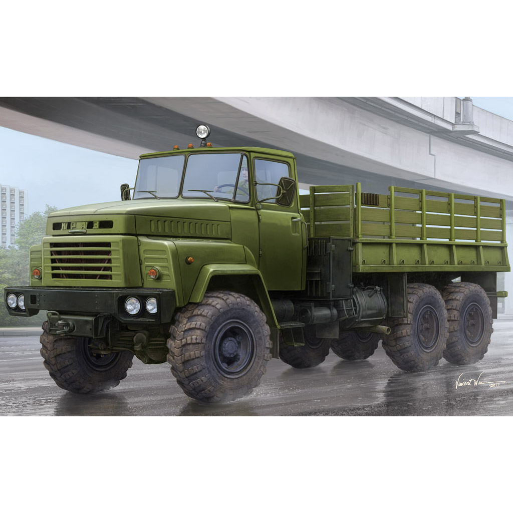 1/35 러시아군 KrAZ-260 군용 트럭 - 1/35 Russian KrAZ-260 Cargo Truck