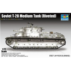 1/72 Soviet T-28 Medium Tank Riveted