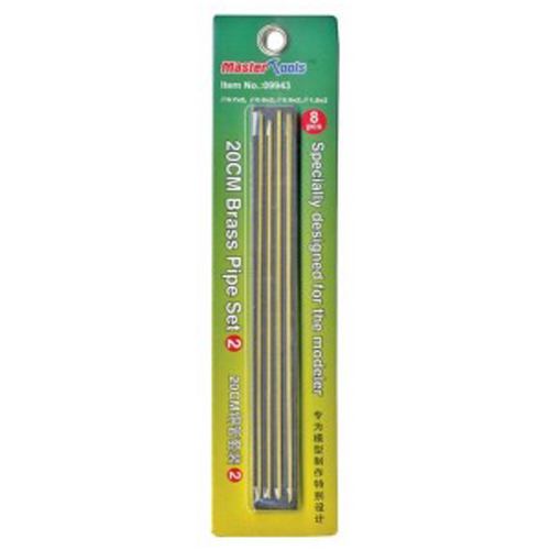 20cm Brass Pipe Set 2 (0.7, 0.8, 0.9, 1.0) (8ps)