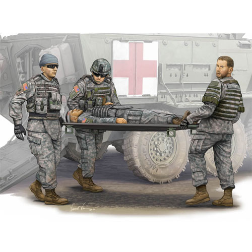 1/35 Modem US Army-Stretcher Ambulance Team