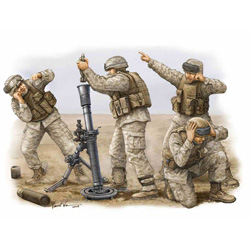 1/35 현대 미군 M252 박격포 사격팀 - 1/35 Modern U.S.Marine M252 Team