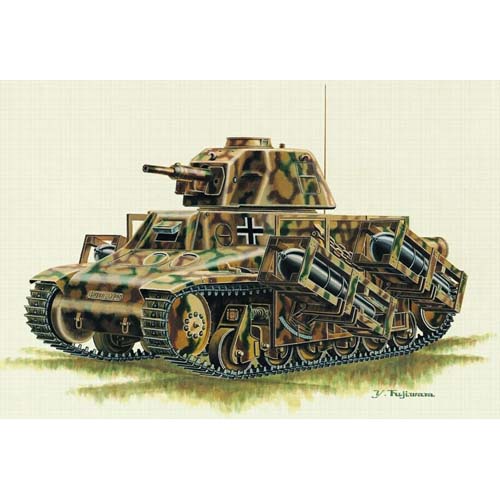 1/35 France 39(H) TANK SA 38 37mm gun