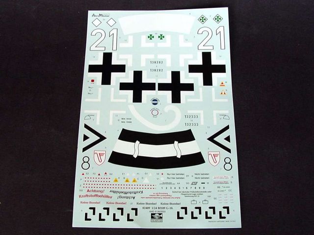 1/24 MESSERSCHMITT BF-109 G-10