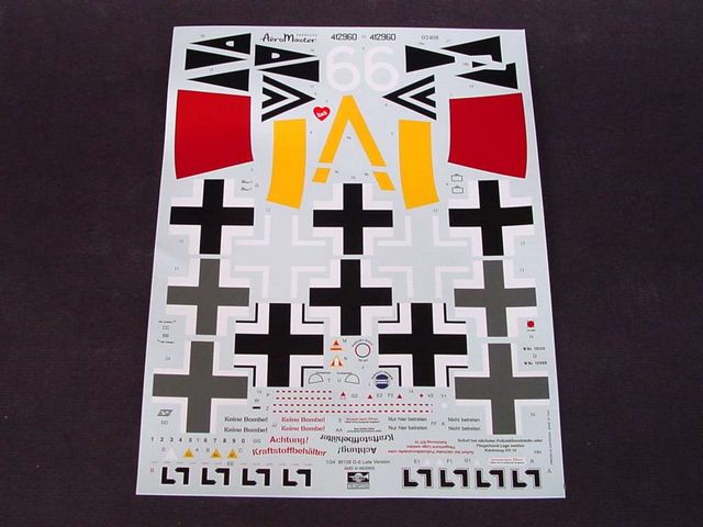 1/24 MESSERSCHMITT BF-109 G-6 (LATE)